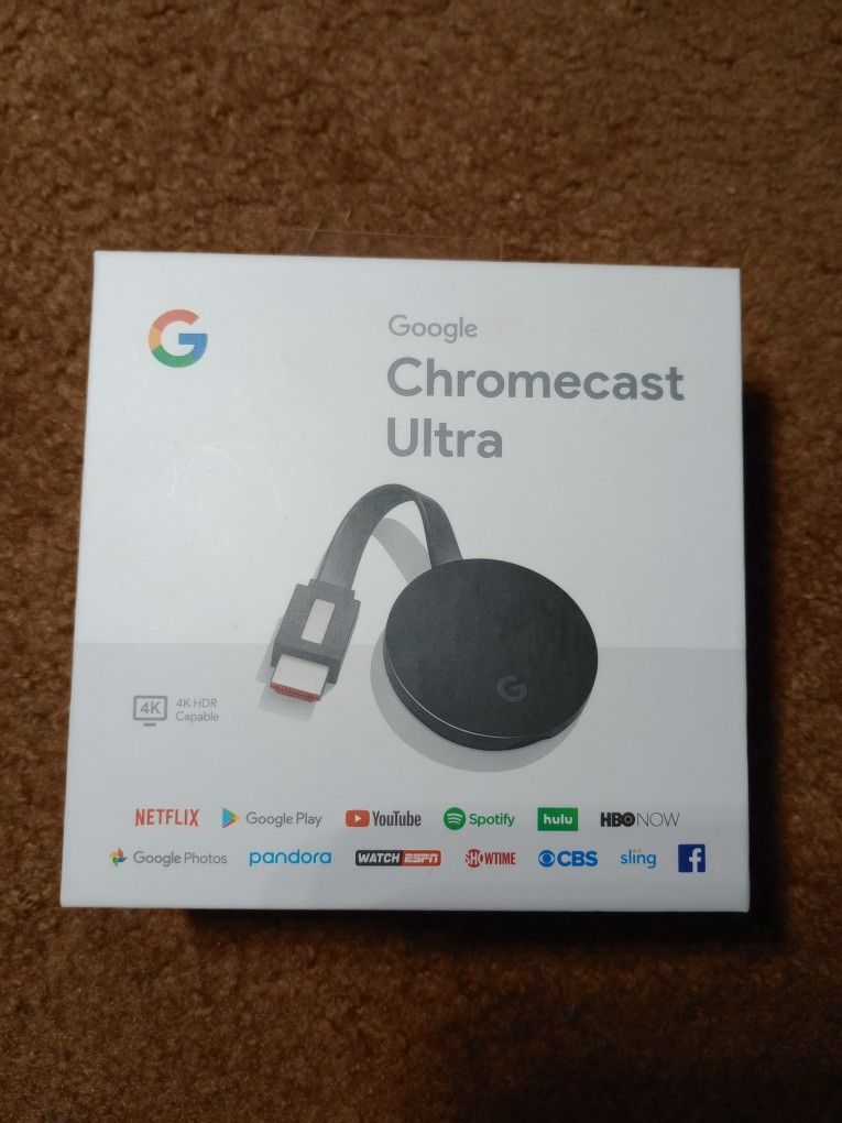 Google Chromecast Ultra 4k Opened Never Used