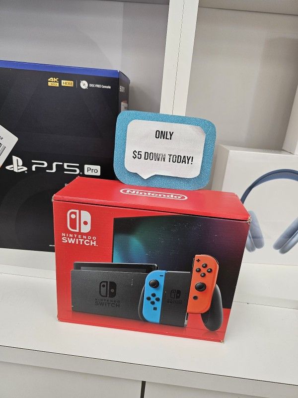 Nintendo Switch V2 New - Pay $1 DOWN AVAILABLE - NO CREDIT NEEDED