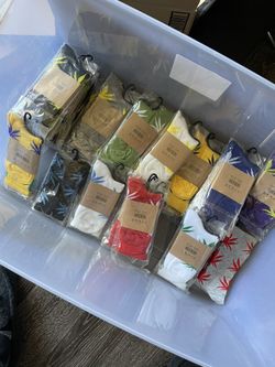 Leaf marijuana Pattern Socks - Only Socks