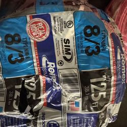 romex 8/3 125ft 280$