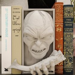 Gollum Lord Of The Rings Lotr Monster Fantasy Bookend Horror Book Nook
