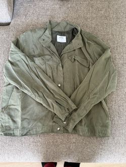 Old Navy Olive Green Military Utility Jacket