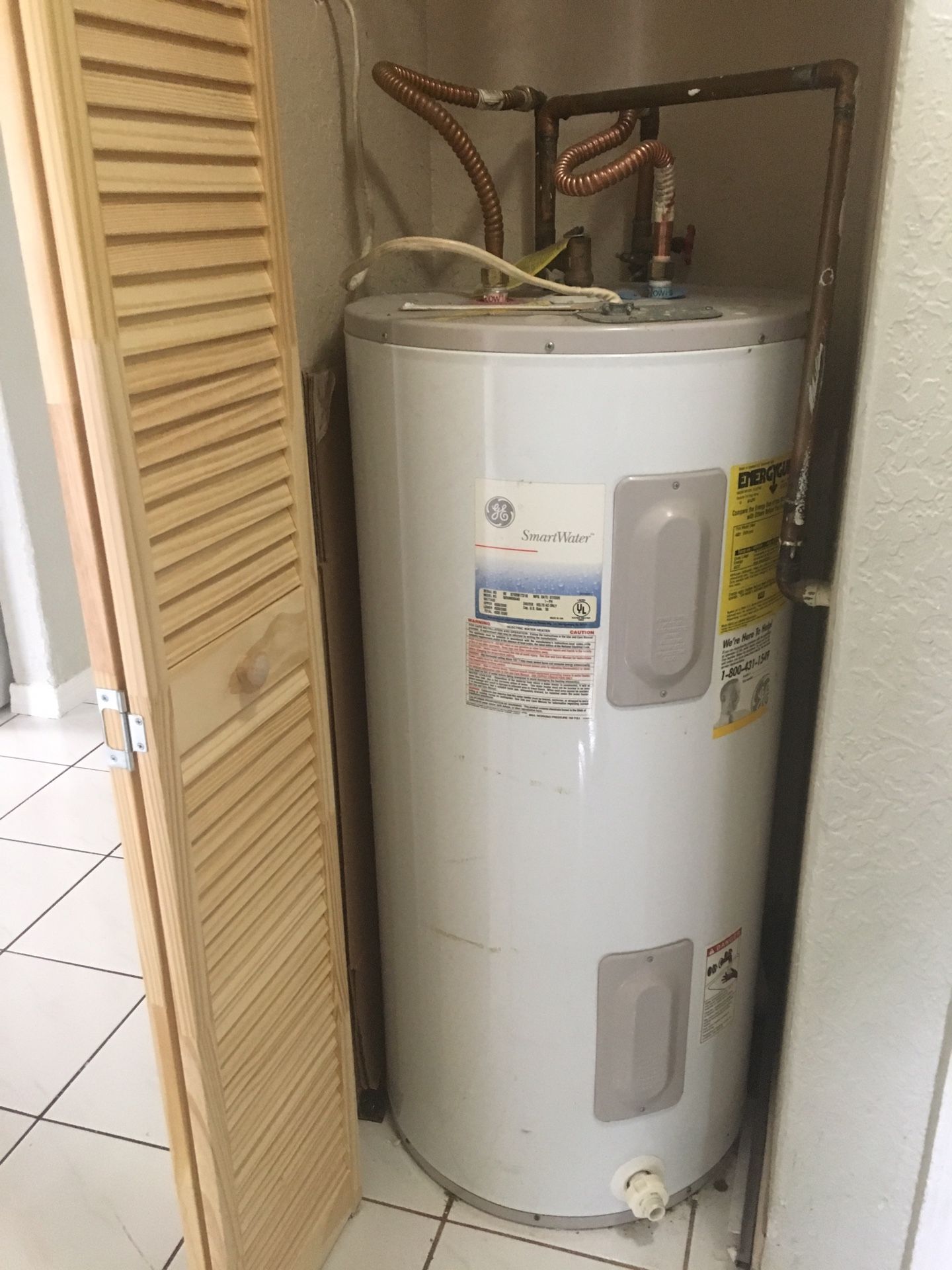 GE Smartwater electric water heater