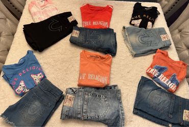 Kids girls 8,10,12,14 True Religion outfit sets