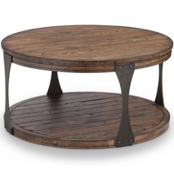 Round Wood Coffee Table (2 Available) 