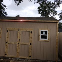 Salgado sheds we built on site