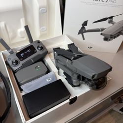 DJI Mavic 2 Pro - Drone Quadcopter UAV with Hasselblad Camera 3-Axis Gimbal HDR 4K Video Adjustable Aperture 20MP 1" CMOS Sensor, up to 48mph, Gray