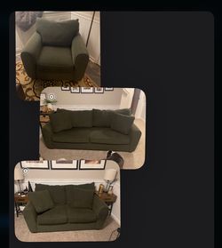 3 Peace Love Chair And Couch Set $500 or best offer