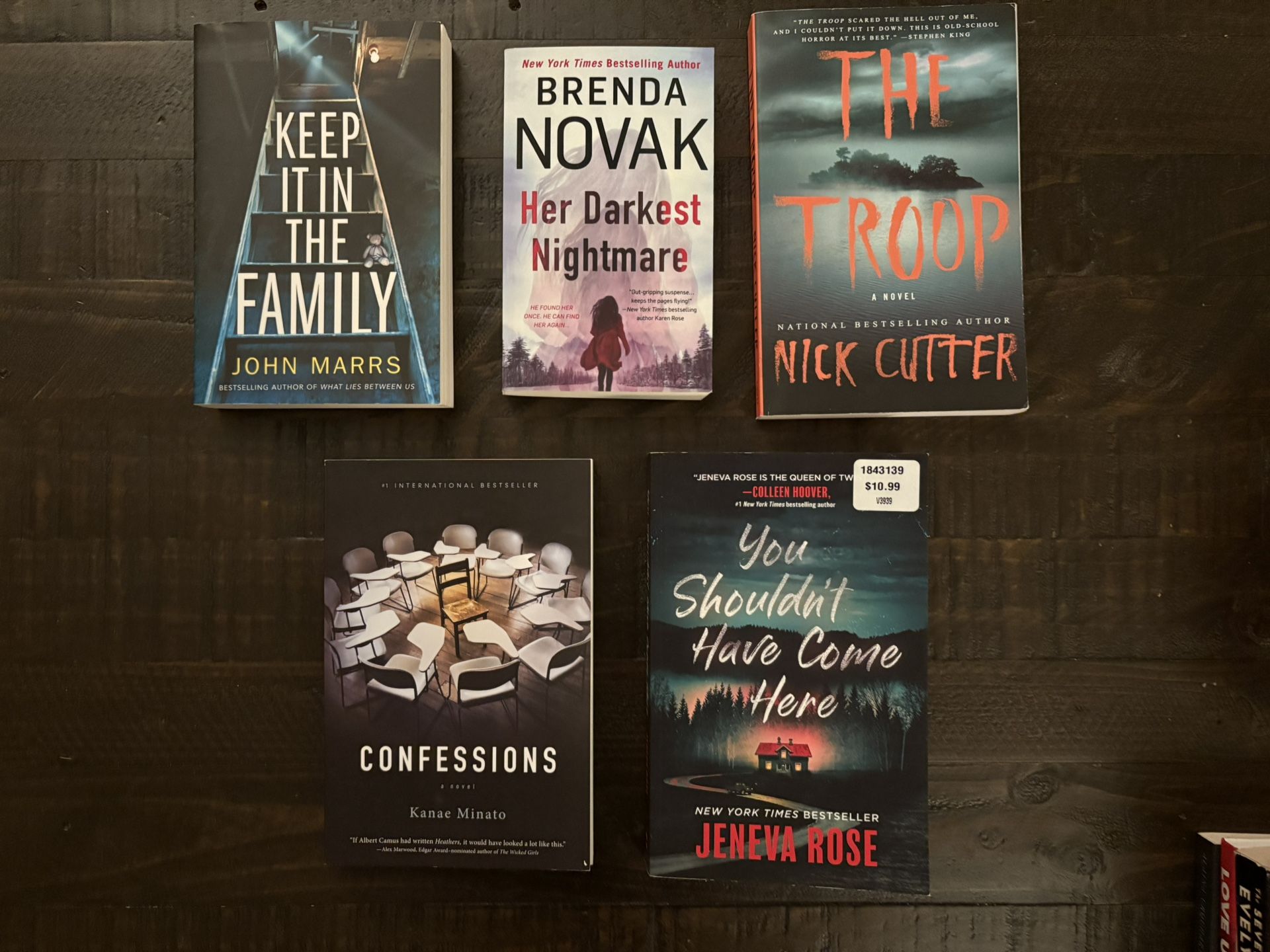 FICTION/MYSTERY THRILLER BOOK BUNDLE