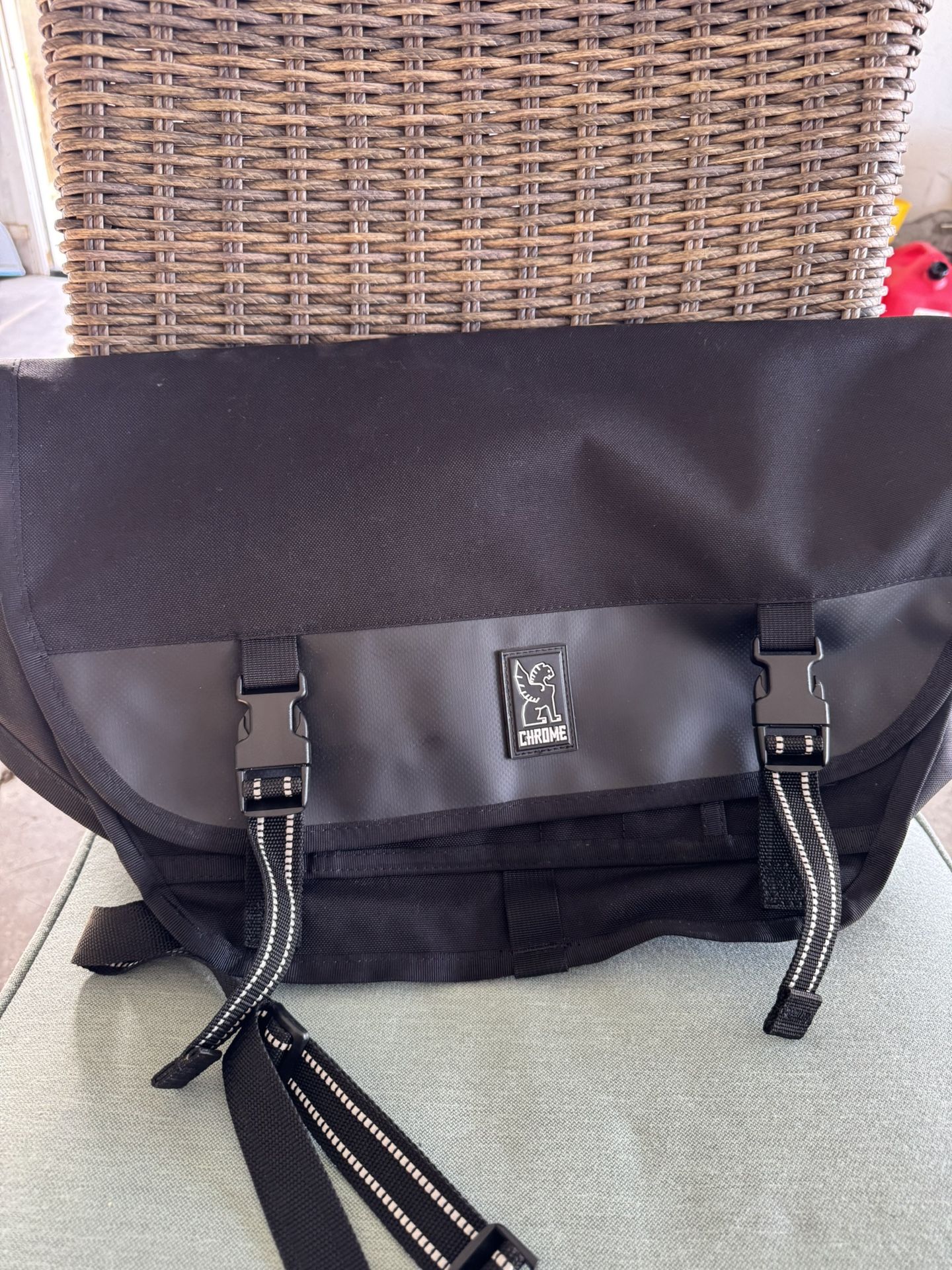 Chrome Messenger Bag