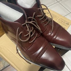 Leather Boots 7.5 Size Brand New 