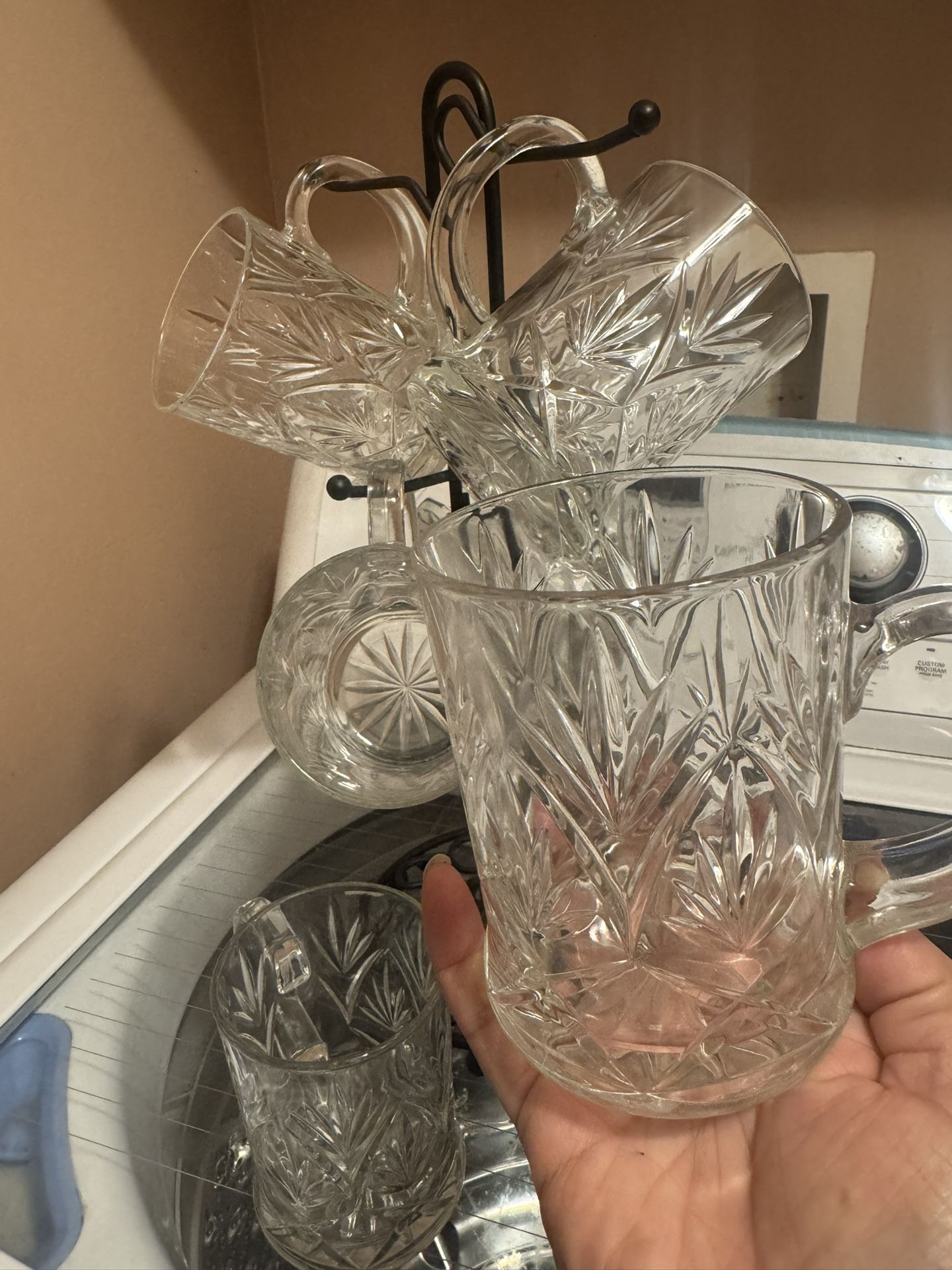 Set of 6 Paul Sebastian Coffee Mugs Holder Not include It