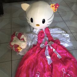 Hello Kitty Adult Size Full Body Costume Mascot 
