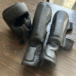 MMA Shin Guard And Head Gear (youth)