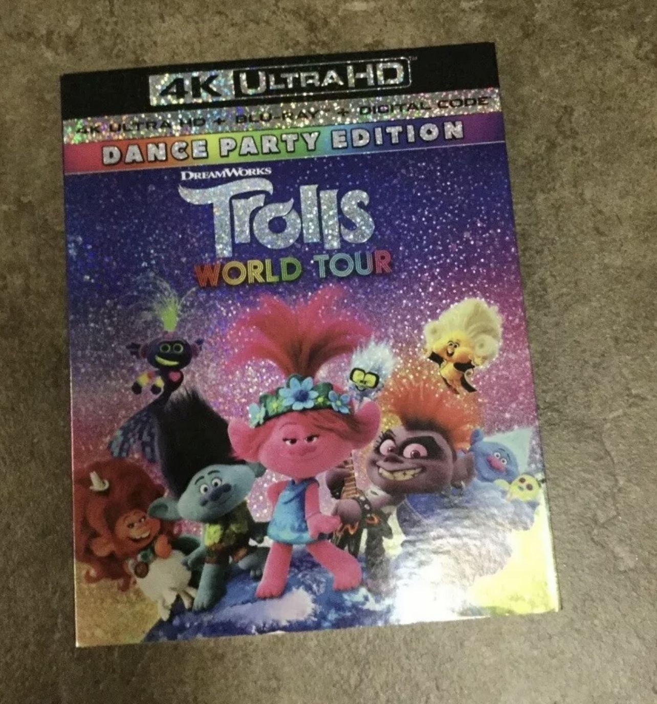 🔥$15 Firm❗️New- Trolls World Tour (4K UHD & Blu-ray) Digital Removed
