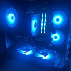 Gaming Pc Micro Atx full RGB tempered Glass Case  (Compact Size)