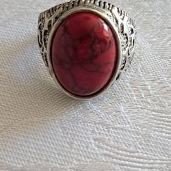 Vintage Indian Made Ring, Size 8.5