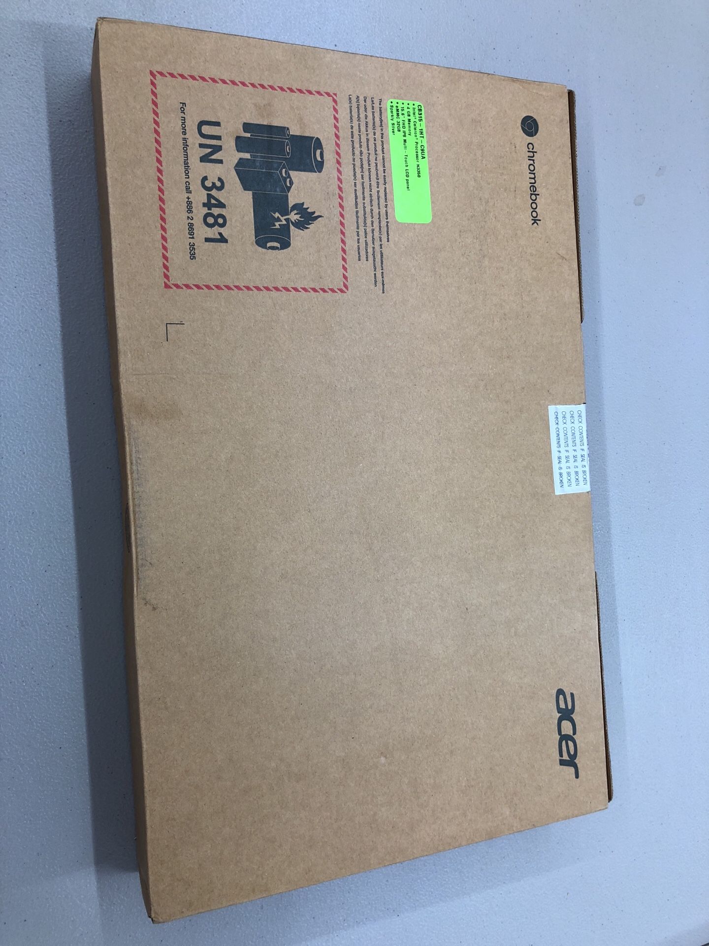 BRAND NEW SEALED Acer Chromebook 15 CB315-1HT-C9UA 4GB