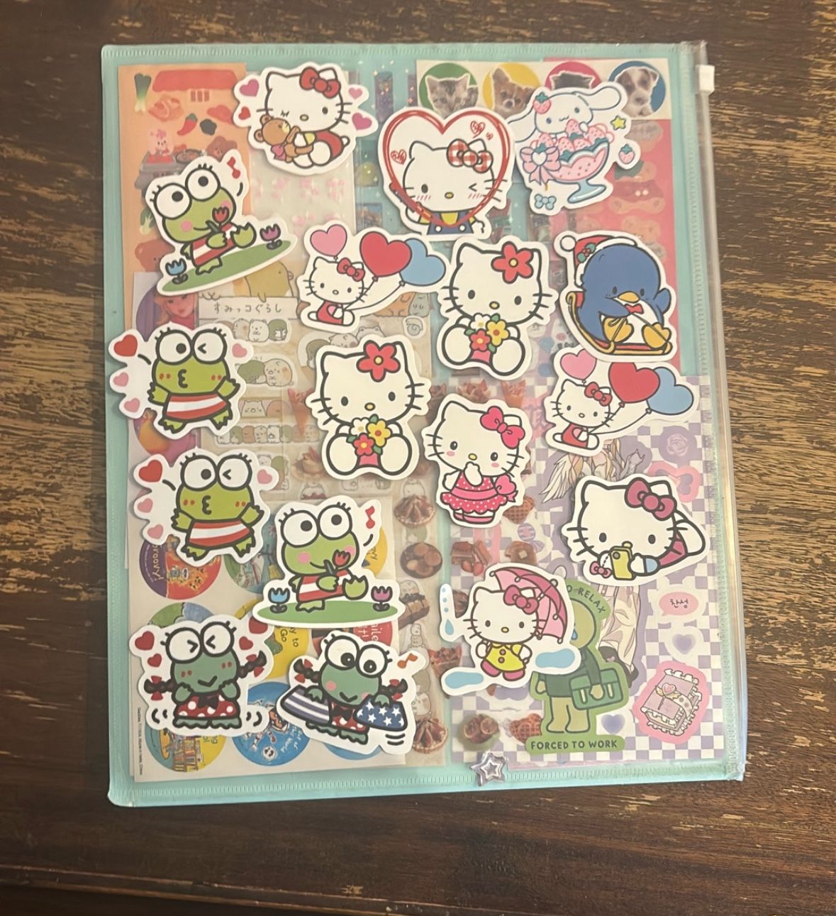 Tuxedo Sam , Keroppi , Hello Kitty Stickers 