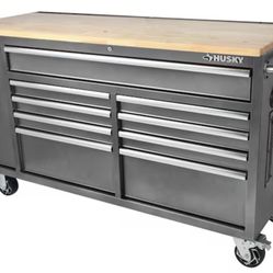61 in. W x 24 in. D Standard Duty 10-Drawer Mobile Workbench Tool Chest