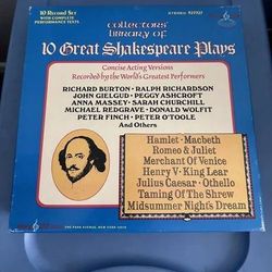 Collectors Library Of 10 Great Shakespeare Plays 