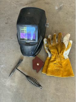 Miller welding hood and accessories bundle
