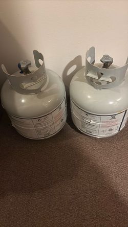 2- 20 lb. FULL propane tanks