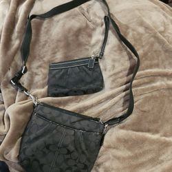 Coach Crossbody And Wristlet