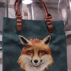Mr. Fox Garden Guest Anthropologie Shoulder Bag,Miss Albright Specialty-22" Large x 14"  Wide.