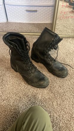 1980s German military boots, mens 11