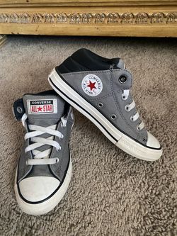 Size 13 US Converse AllStar Chuck Taylor Grey Mid-Top Sneakers