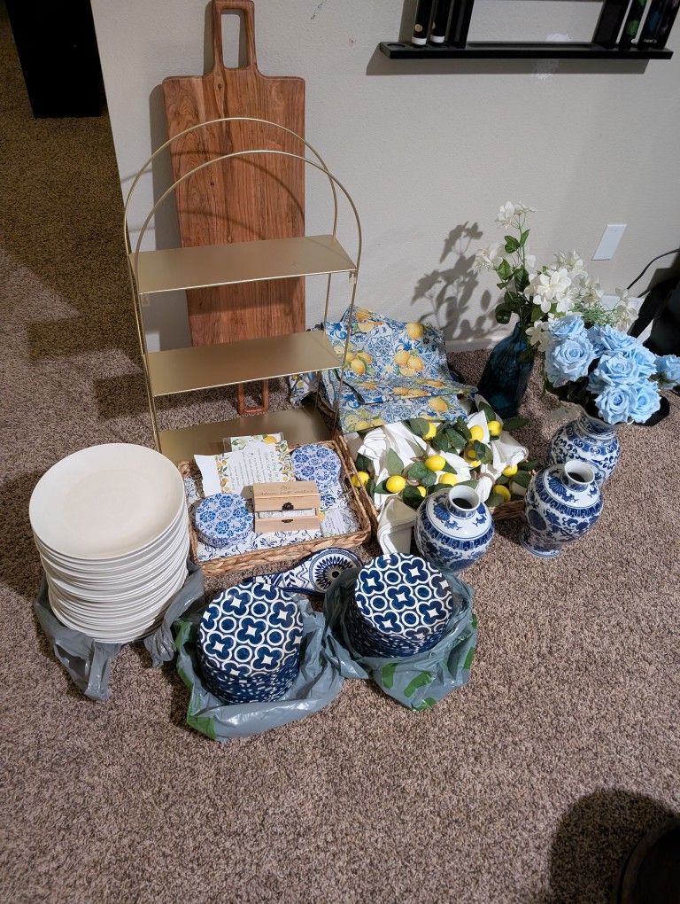 Decor From An Italian Themed Bridal Shower