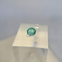 Natural Green Blue Tourmaline Cushion Cut 1.40 ct Loose Gemstone Jewelry Making 