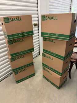 8 good size boxes of books