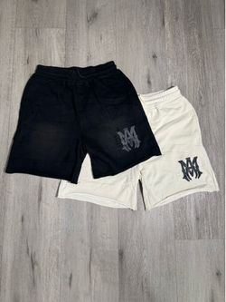 Amiri shorts and tee