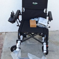 portable, foldable power chair designed for all-terrain use, specifically marketed for seniors and adults seeking independence

Brand New 

