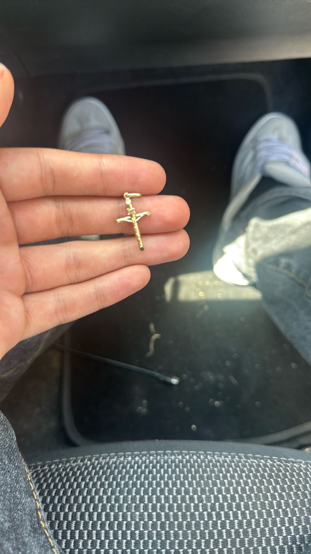 Gold Cross pendant 10k