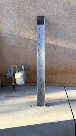 Single metal loading ramp