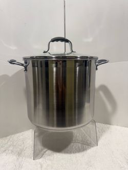 David Burke Gourmet Pro Stainless Steel 12.0 Qt. 11.4L Sauce Pot w/Lid