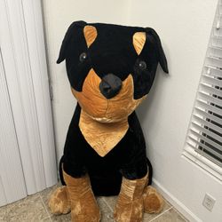 Life Sized Stuffed Doberman 