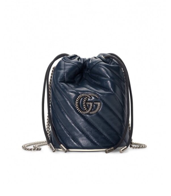 BRAND NEW AUTHENTIC GUCCI GG MINI MARMONT BUCKET BAG