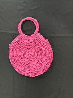 Women’s Woven Pink Purse