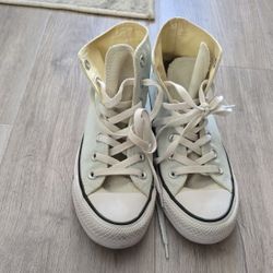 Light Blue High Top Converse Sneakers