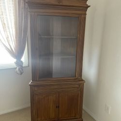Vitrina Clásica De Madera 