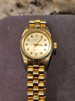 Rolex Ladies Two-Tone Oyster Perpetual Watch