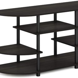 TV Stand, Furinno JAYA Simple Design, Espresso/Black