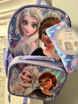 Girls Disney Frozen Bookbag