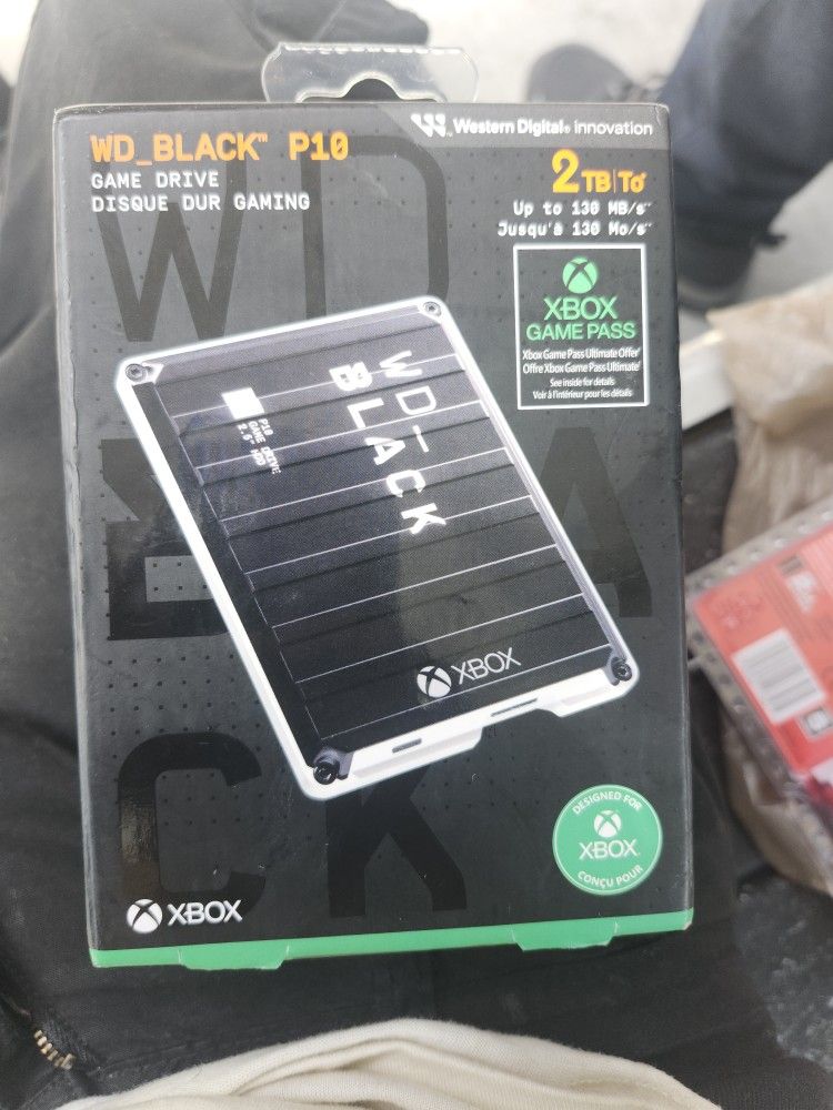 WD-Black P10 Game Drive Xbox