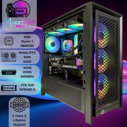 Ryzen 7 9800X3D / RTX 5090 - RGB Gaming & Streaming PC “Nova SE1”