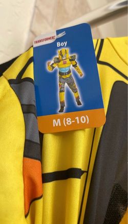 Transformers Bumblebee costume Kids Size M 8-10 New With Tags